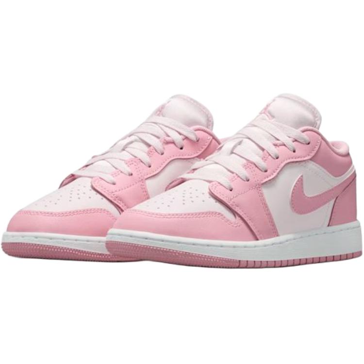Jordan Air 1 Mid top детские баскетбольные кроссовки Pink Unisex — фото 4