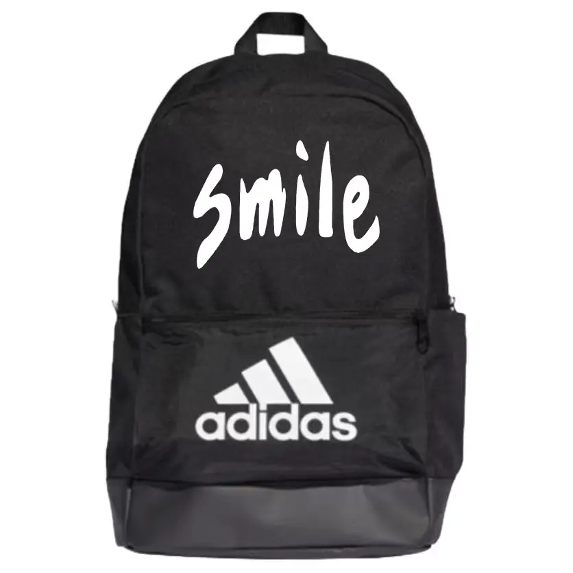 

Adidas Полиэстеровый рюкзак обычный унисекс черный, Smile