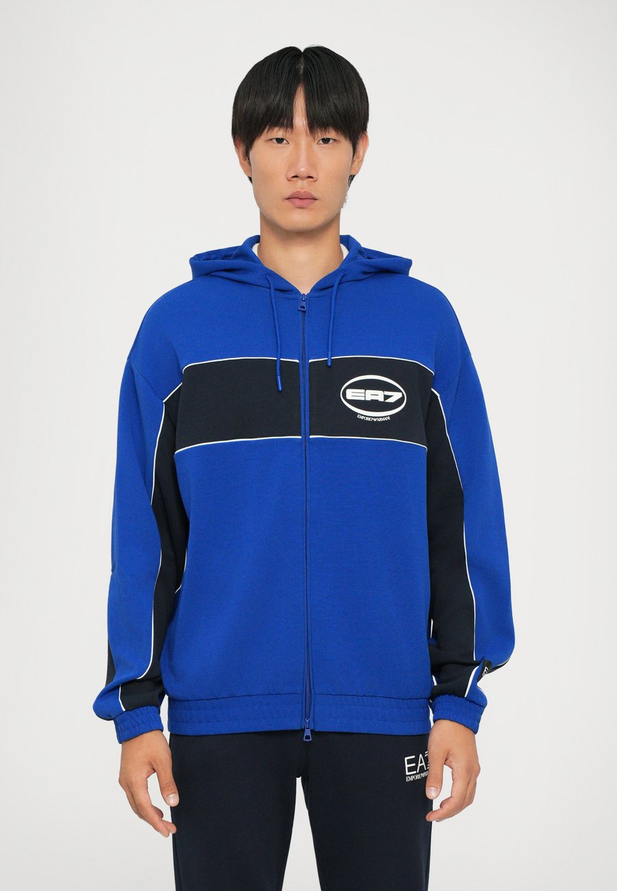 

Толстовка EA7 Emporio Armani TRAIN LOGO SERIES PIPING HOODIE, Surf The Web/Blue