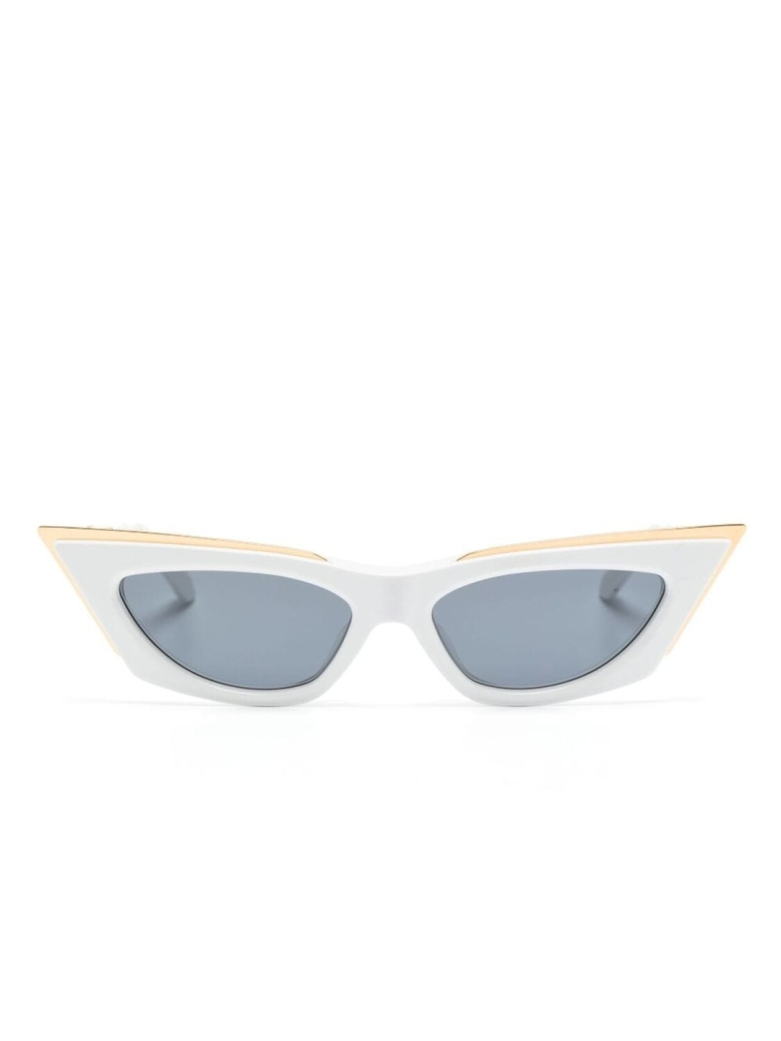 

Valentino Eyewear солнцезащитные очки в оправе 'кошачий глаз', белый