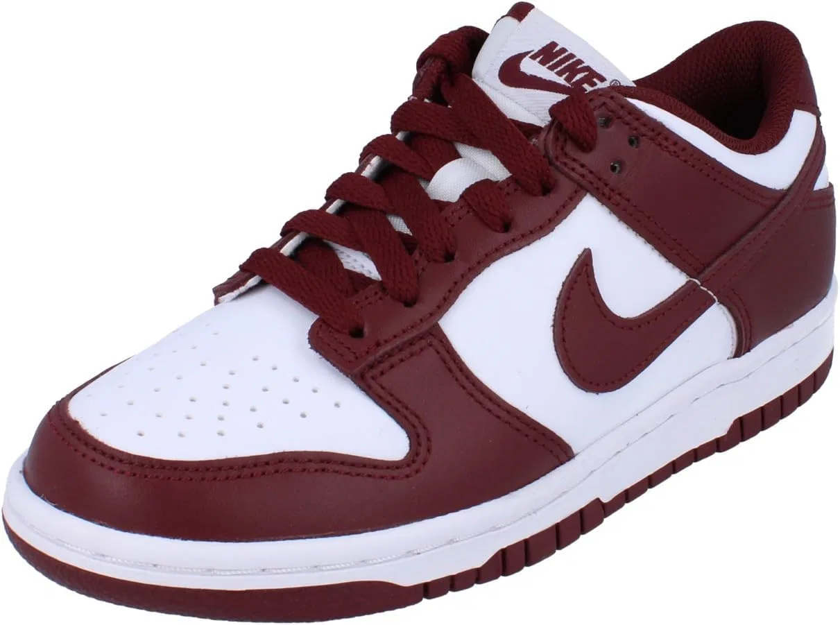 Кроссовки детские Nike Dunk Low, White Redwood Gym Red