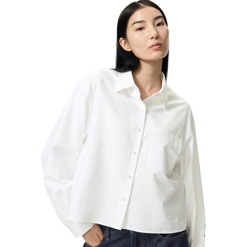 Футболка Women's Turtleneck Others UNIQLO, sky синий — фото 2