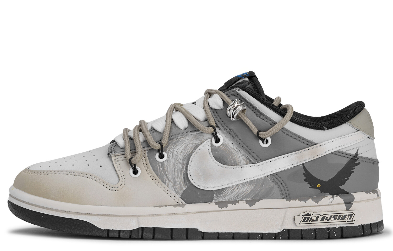 

Кроссовки Nike Dunk Skateboard Shoes Unisex Low-Top Gray Brown