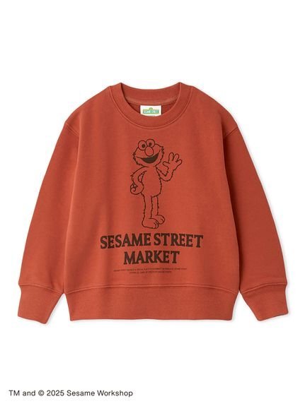 Флисовый пуловер Sesame Street Market, RED[046]