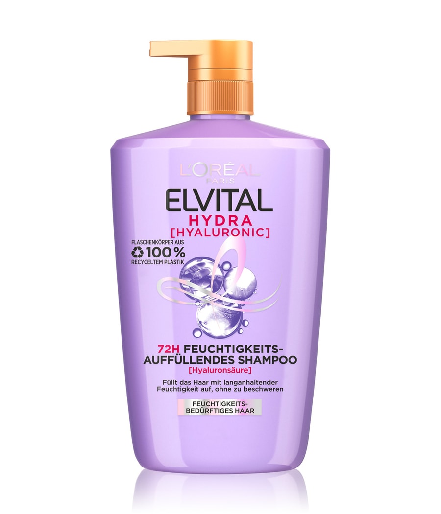 

Шампунь для волос L'Oréal Paris Elvital Hydra [Hyaluronic] Feuchtigkeits-Auffüllendes, 1000 ml