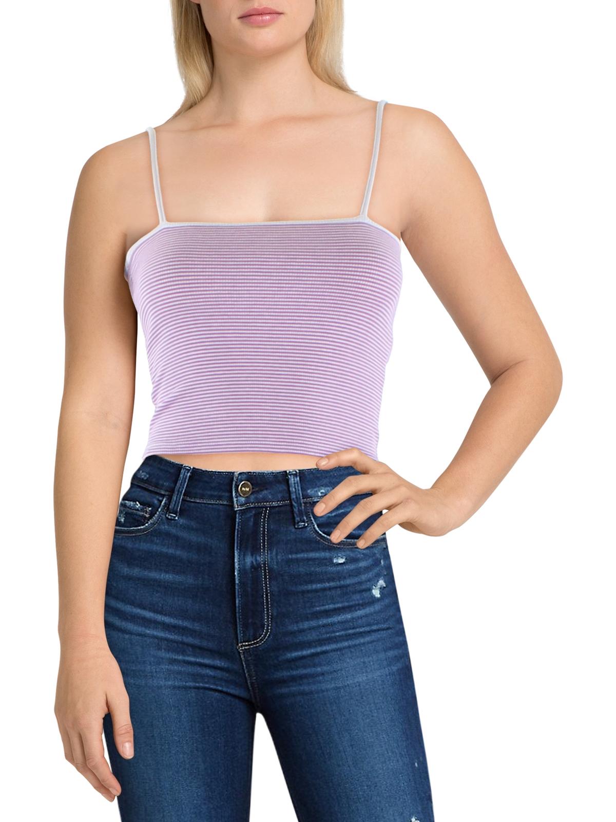 

Женская укороченная майка в полоску Levi's, цвет dahlia willowherb