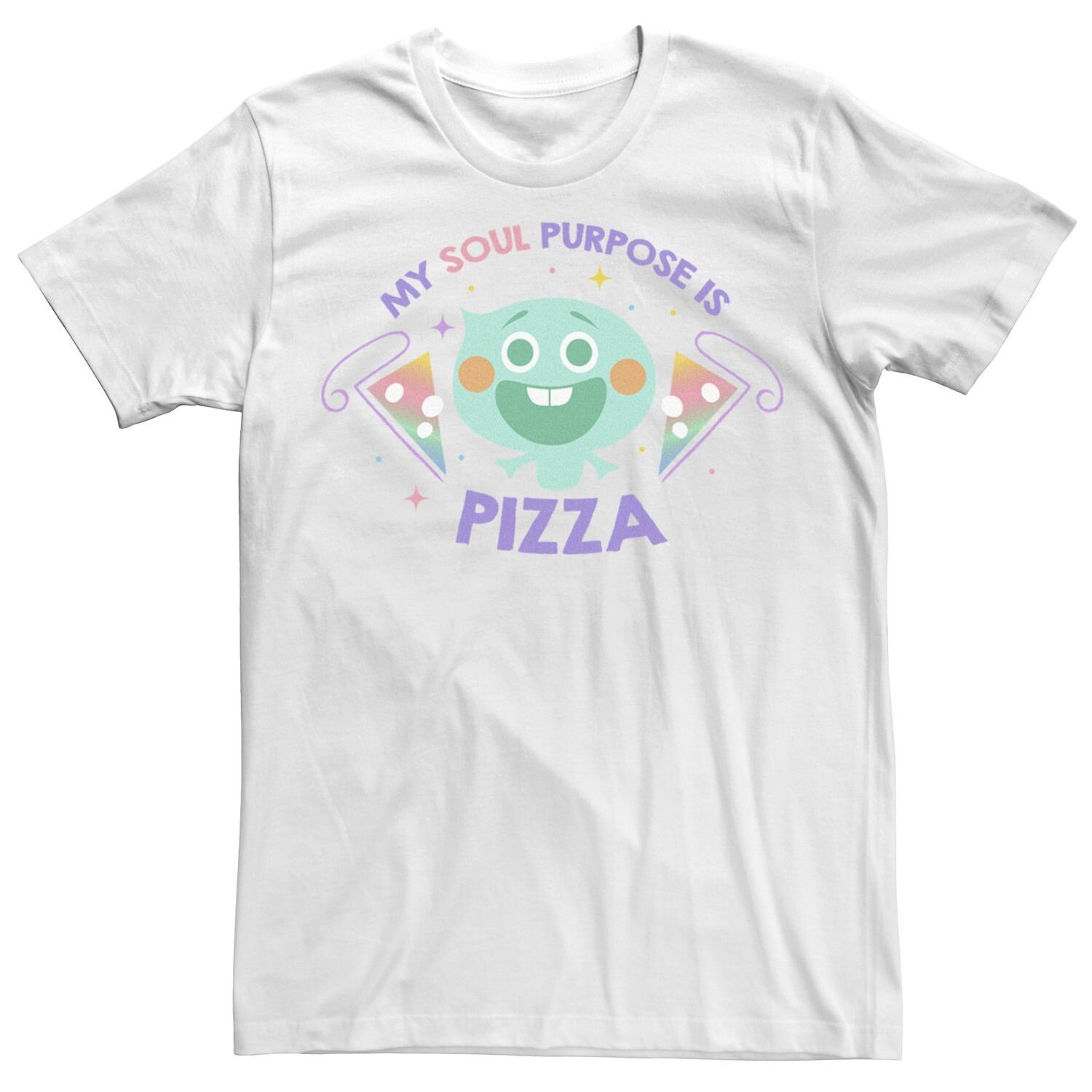 

Мужская футболка Disney/Pixar Soul My Soul Purpose Is Pizza Disney / Pixar