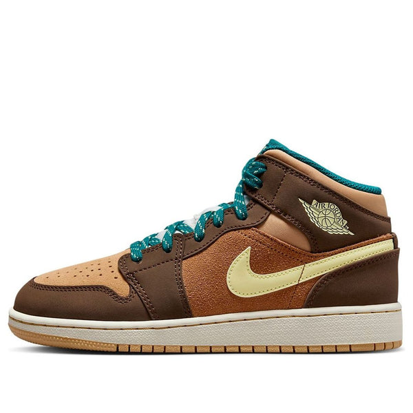 

Кроссовки 1 mid 'cacao wow' Air Jordan, мультиколор