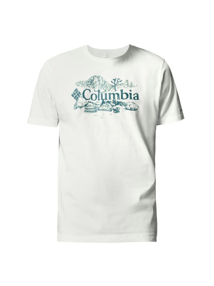 

Футболка белого цвета Columbia, Белый, Футболка белого цвета Columbia