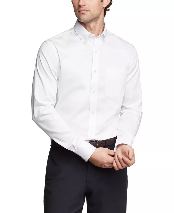 

Мужская эластичная рубашка Flex Slim Fit из твила Tommy Hilfiger, белый