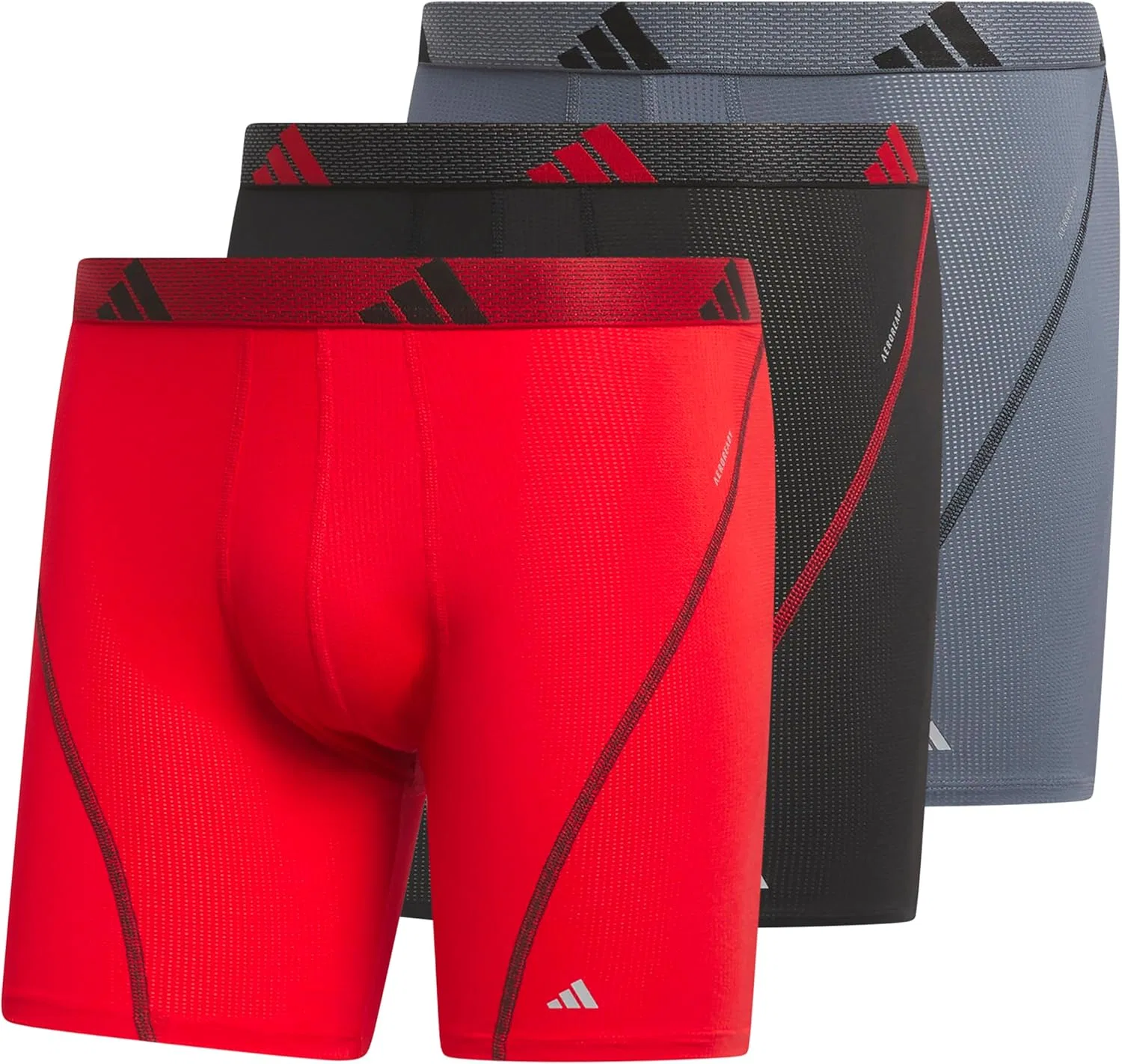 Боксеры Adidas Better Scarlet/Black/Onix Grey