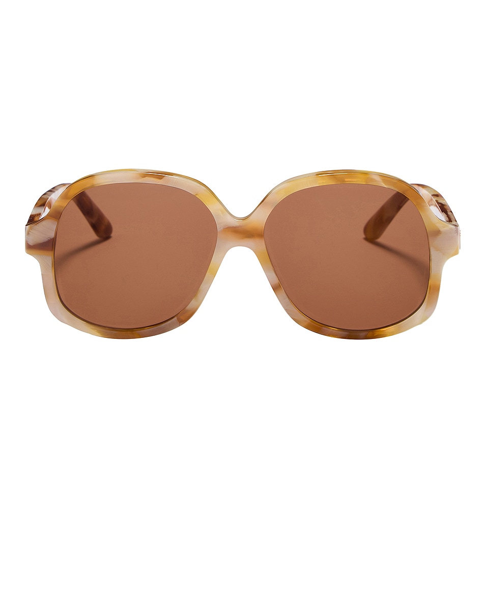 

Солнцезащитные очки VLS 177 Valentino Garavani, Ivory Marble, V-light Gold, & Brown