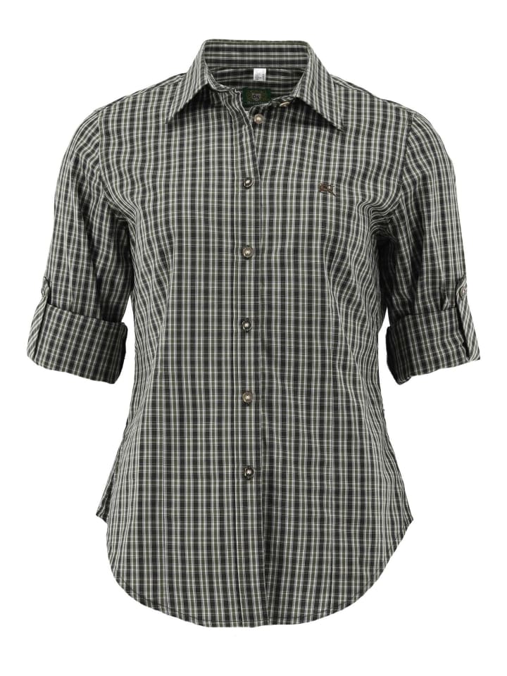 

Традиционная блузка ксилома оливкового цвета OS-Trachten