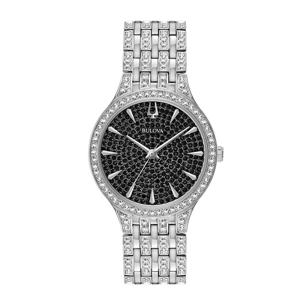 

Женские часы Bulova из нержавеющей стали с кристаллами - 96L273, цвет Silver