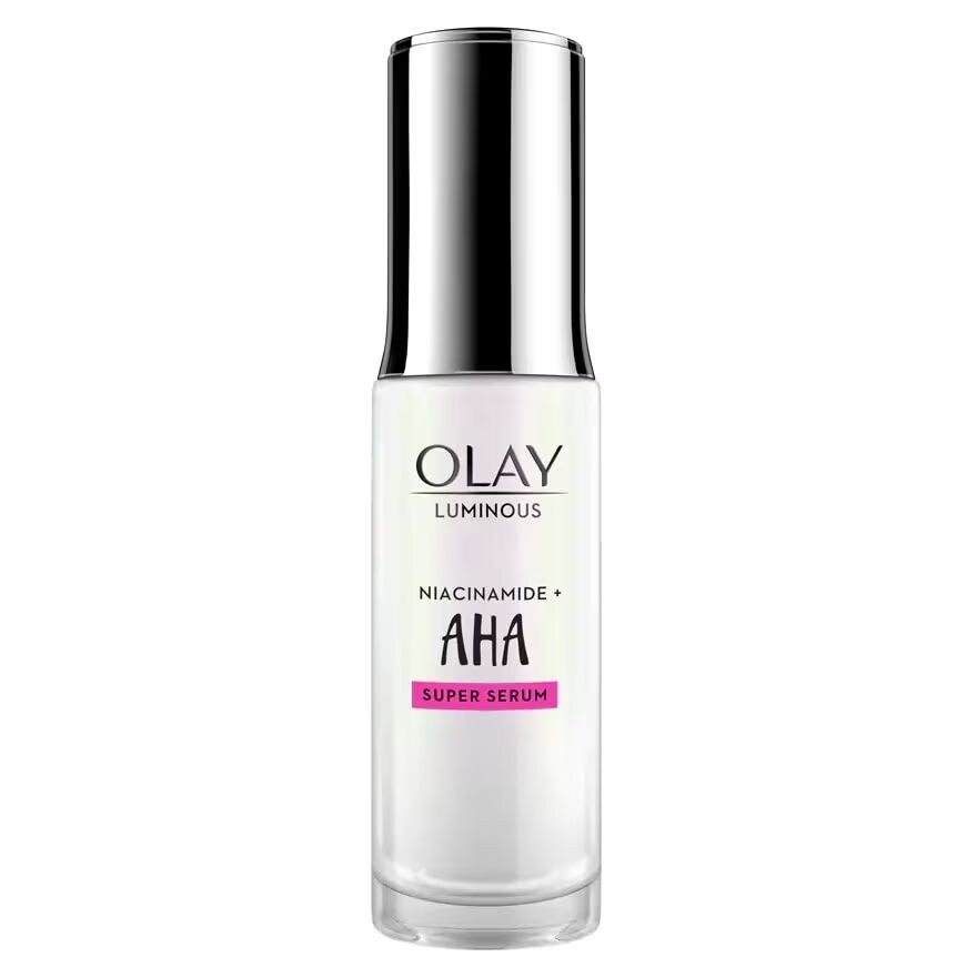 

Olay Сияющая ниацинамид + супер-сыворотка AHA 30 мл, White