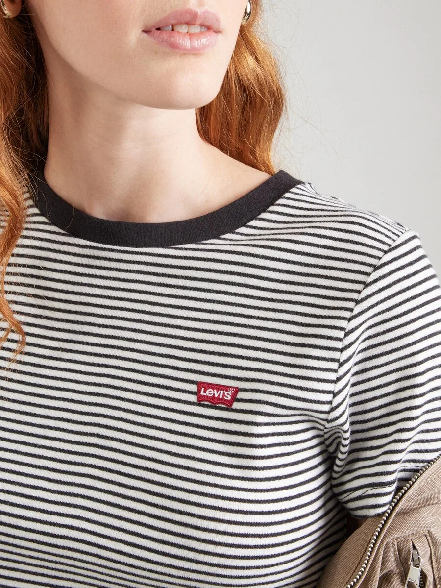 Комплект из двух футболок LEVI'S «Essential Tee» в черном и белом цветах — фото 2