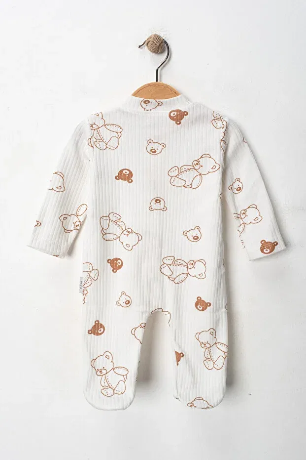 Детский комбинезон для мальчиков с принтом Enia Baby, Khaki — фото 4
