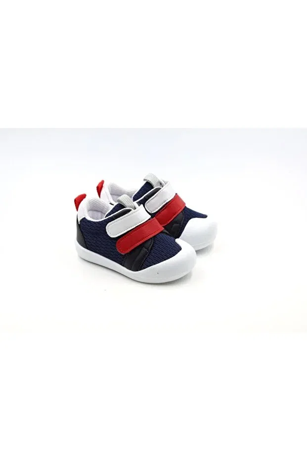 Детские туфли на липучке Macco Shoes, Navy Blue