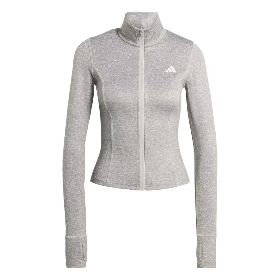 Тренировочная куртка ADIDAS PERFORMANCE серого цвета