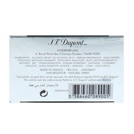 S.T. Dupont С.Т. Туалетная вода Dupont Be Exceptional 100 мл — фото 2