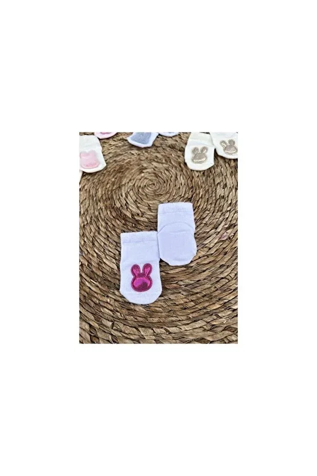 Детские носки для новорожденных с принтом Fun Object Baby Myluni, White — фото 2