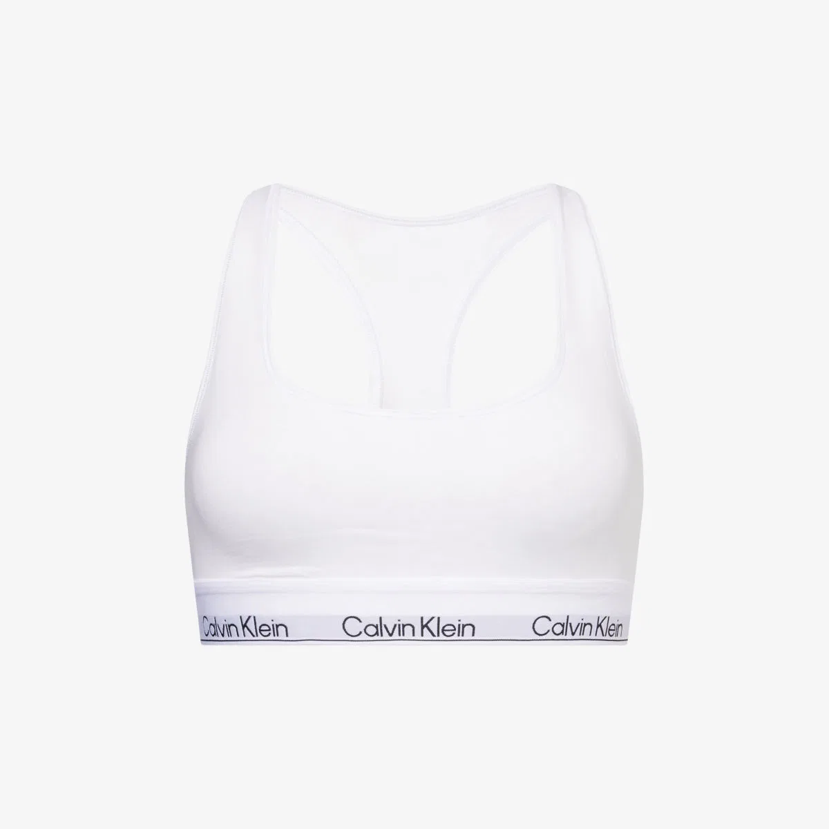 Бралетт из смеси хлопка и модала от бренда Icon Calvin Klein, белый