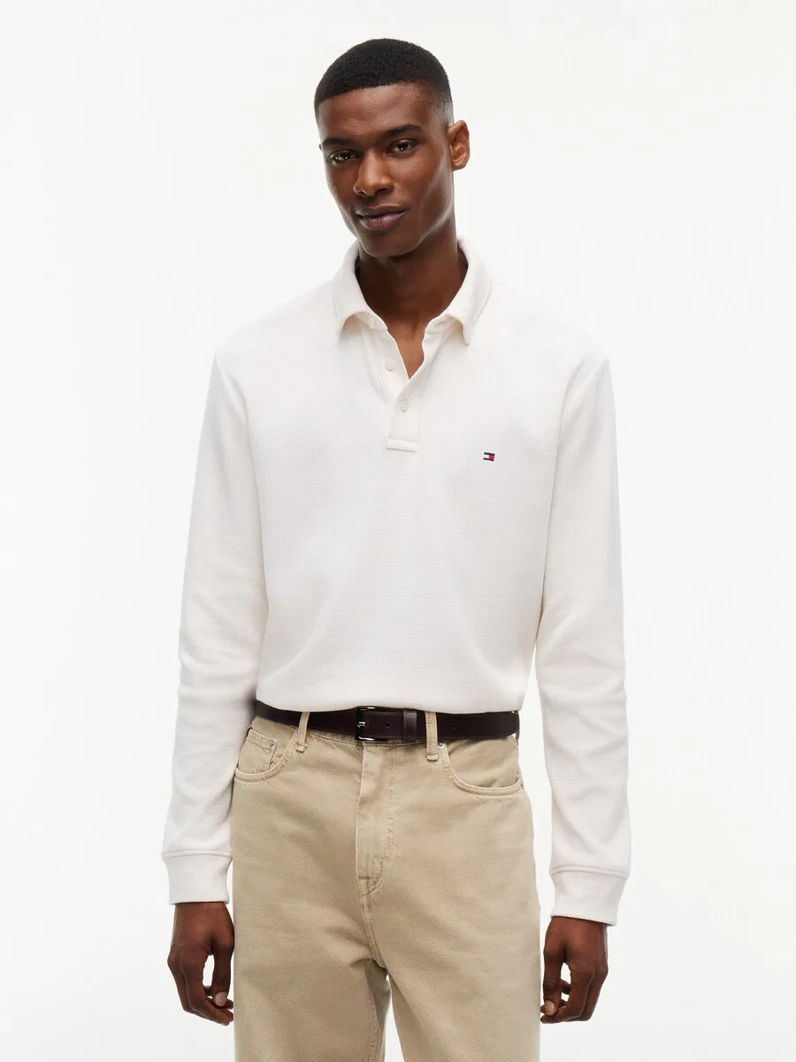 Футболка TOMMY HILFIGER светло-желтого цвета — фото 2