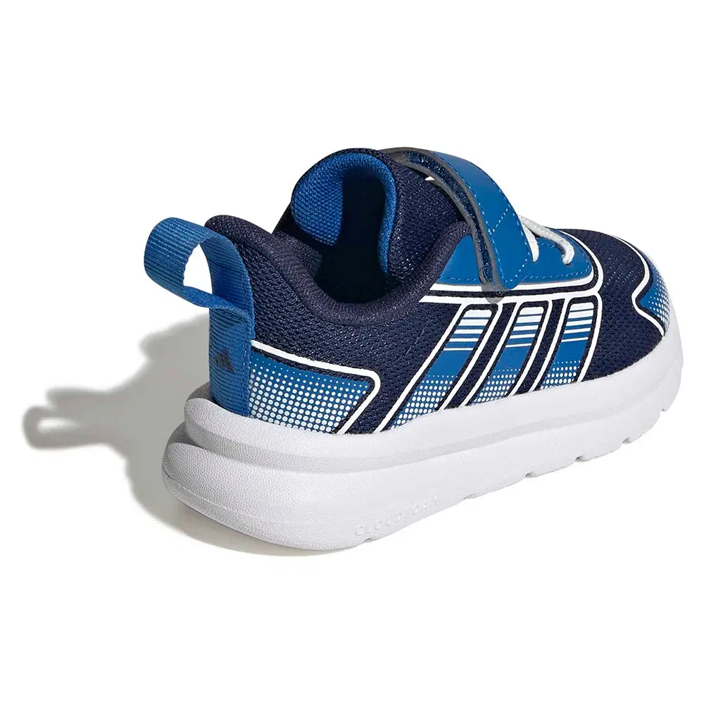 Детские кроссовки для девочек с липучкой Tensaur Run 4.0 Adidas, Blue — фото 4
