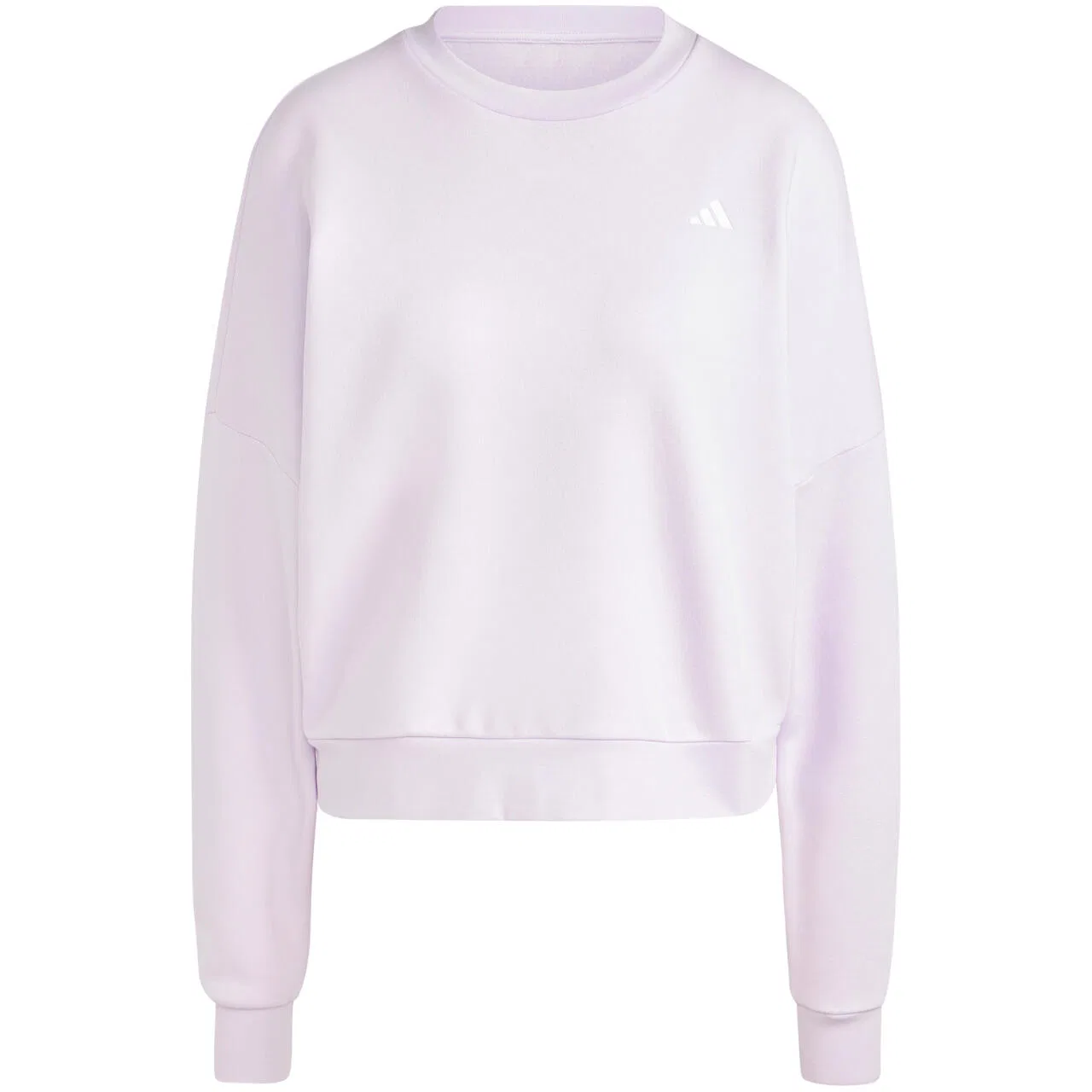 Женский свитшот с принтом Essentials Small Logo Feel Cozy Adidas, Royal Purple — фото 2