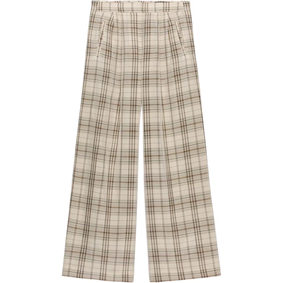 Женские брюки свободного кроя Beige ZARA