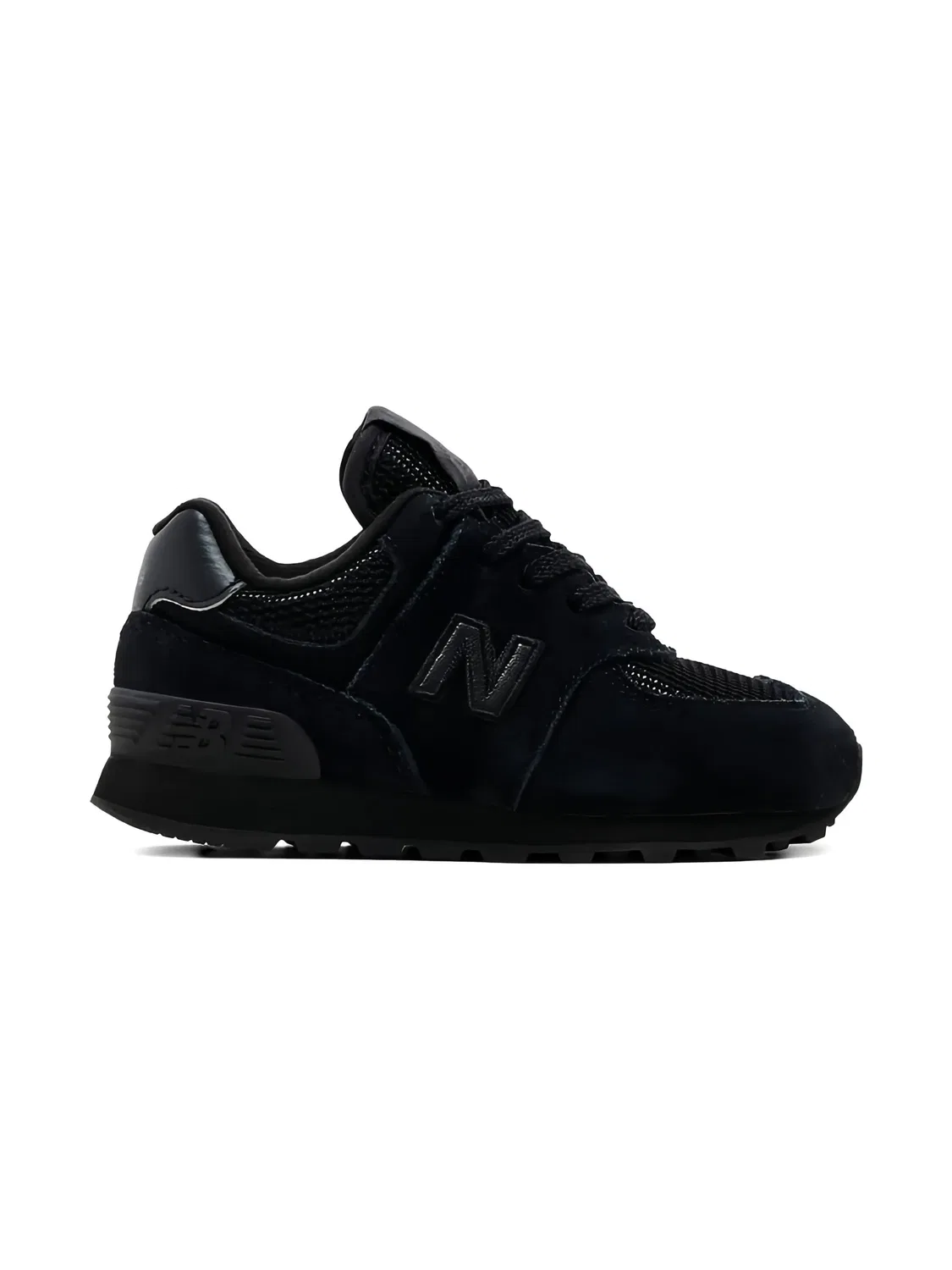 Кроссовки 574 Черные New Balance, черный