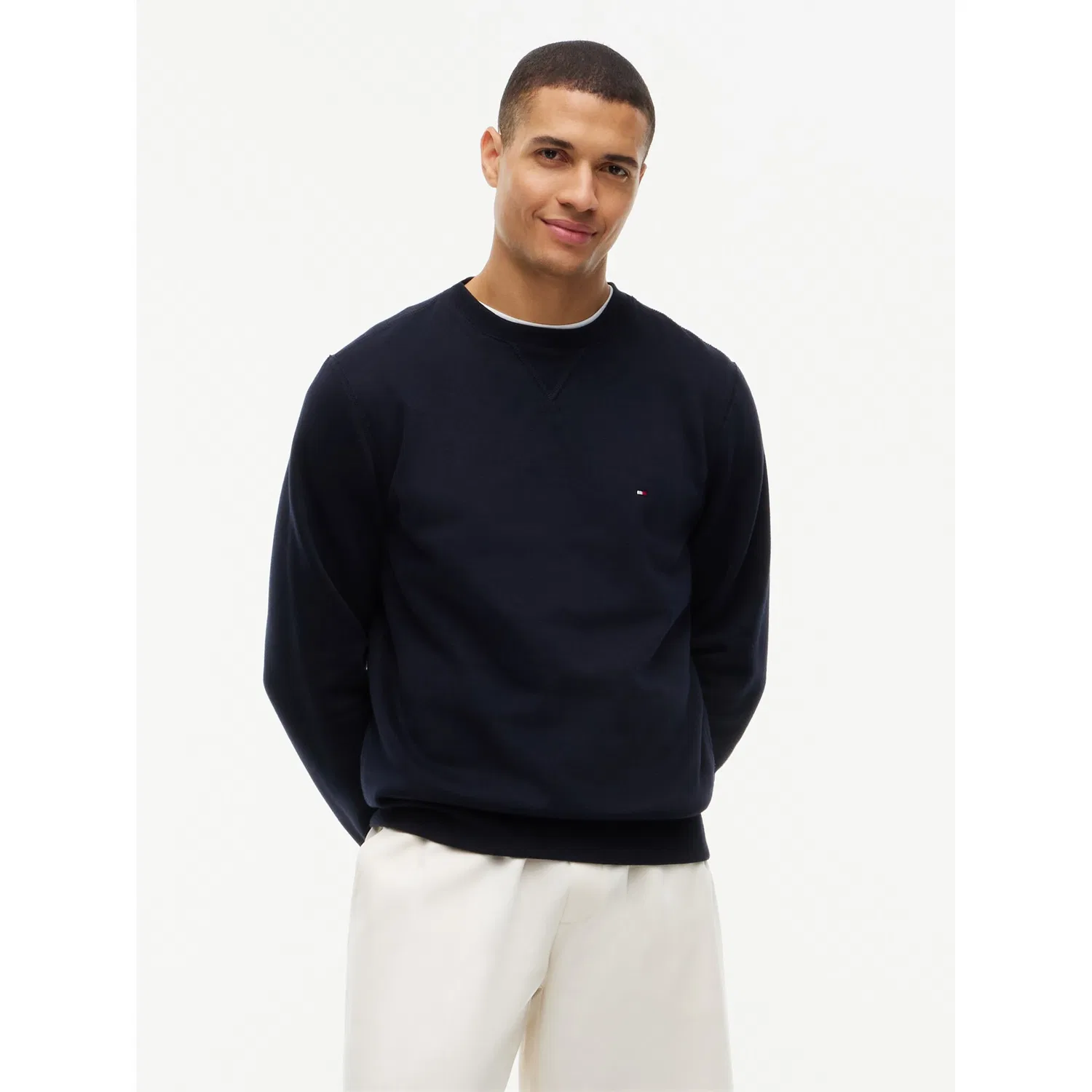 Мужской свитшот из флиса Regular Fit Tommy Hilfiger, Desert Sky