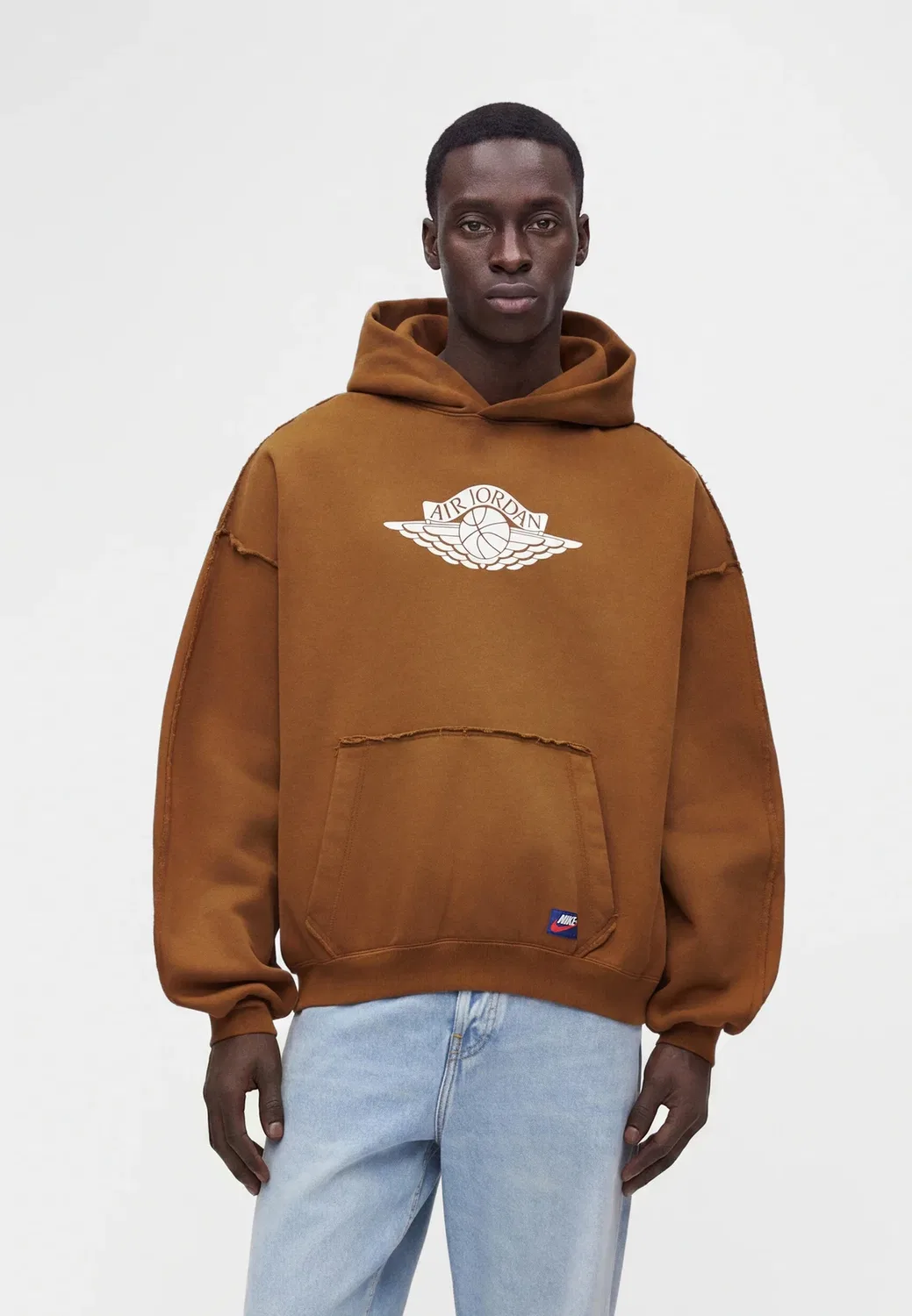 Худи с крыльями Jordan, British Tan/Shadow Brown