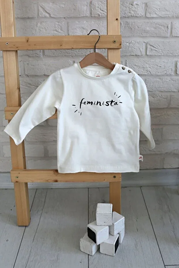 Детская футболка с длинным рукавом Tiny Little Love, White