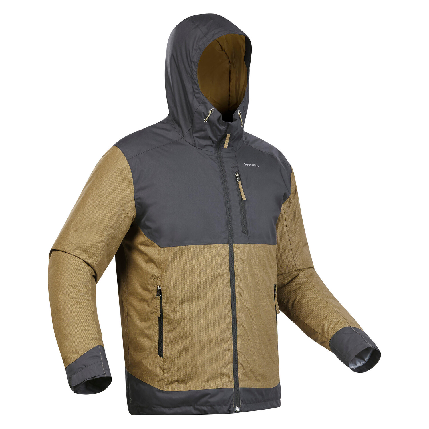 

Куртка мужская зимняя Quechua SH500 X-Warm для походов, черный/коричневый