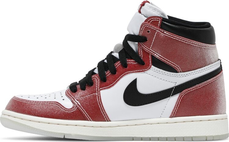 Кроссовки Trophy Room x Air Jordan 1 Retro High OG SP Chicago, красный — фото 3