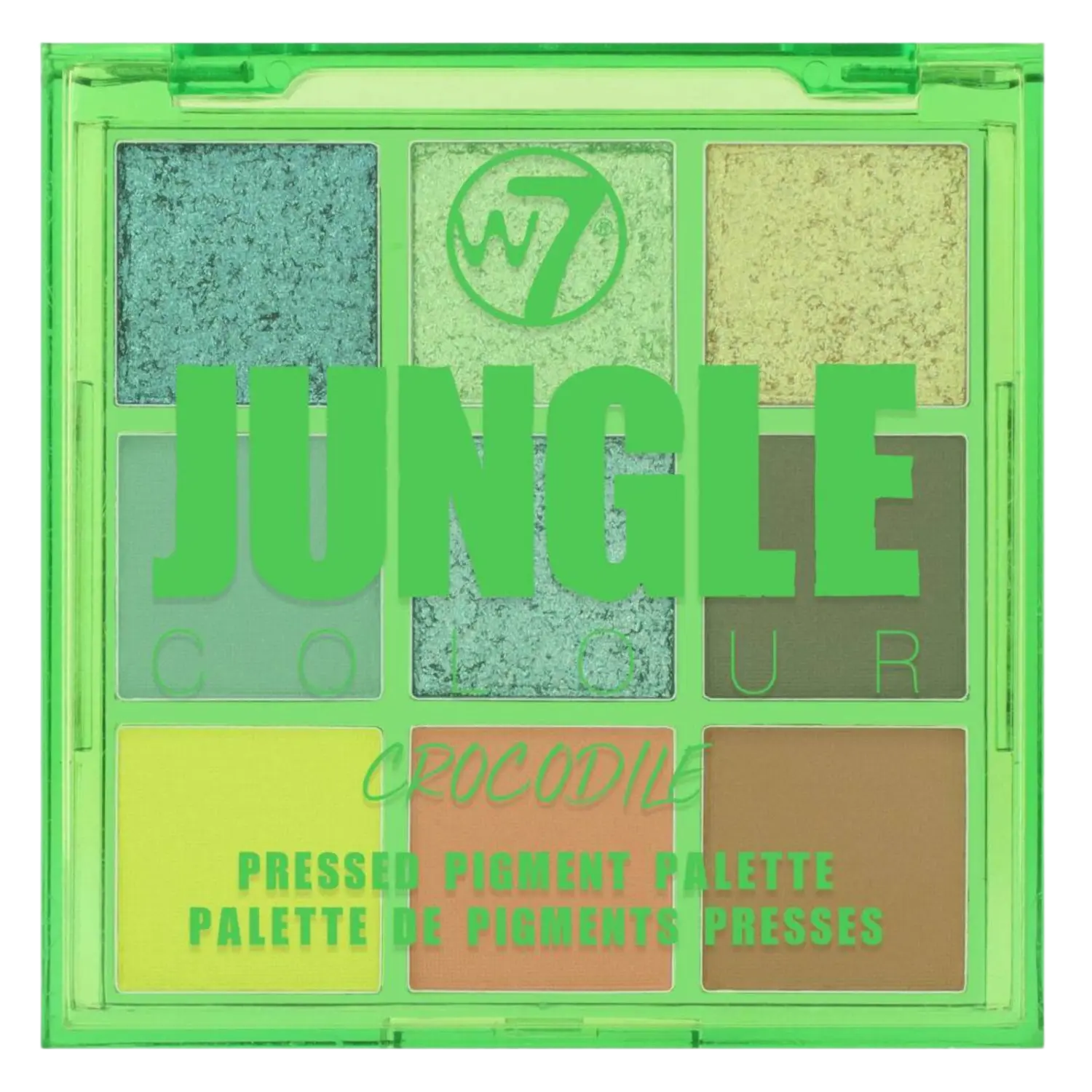 

W7 Jungle Crocodile палитра прессованных пигментов для век, 8,1 г