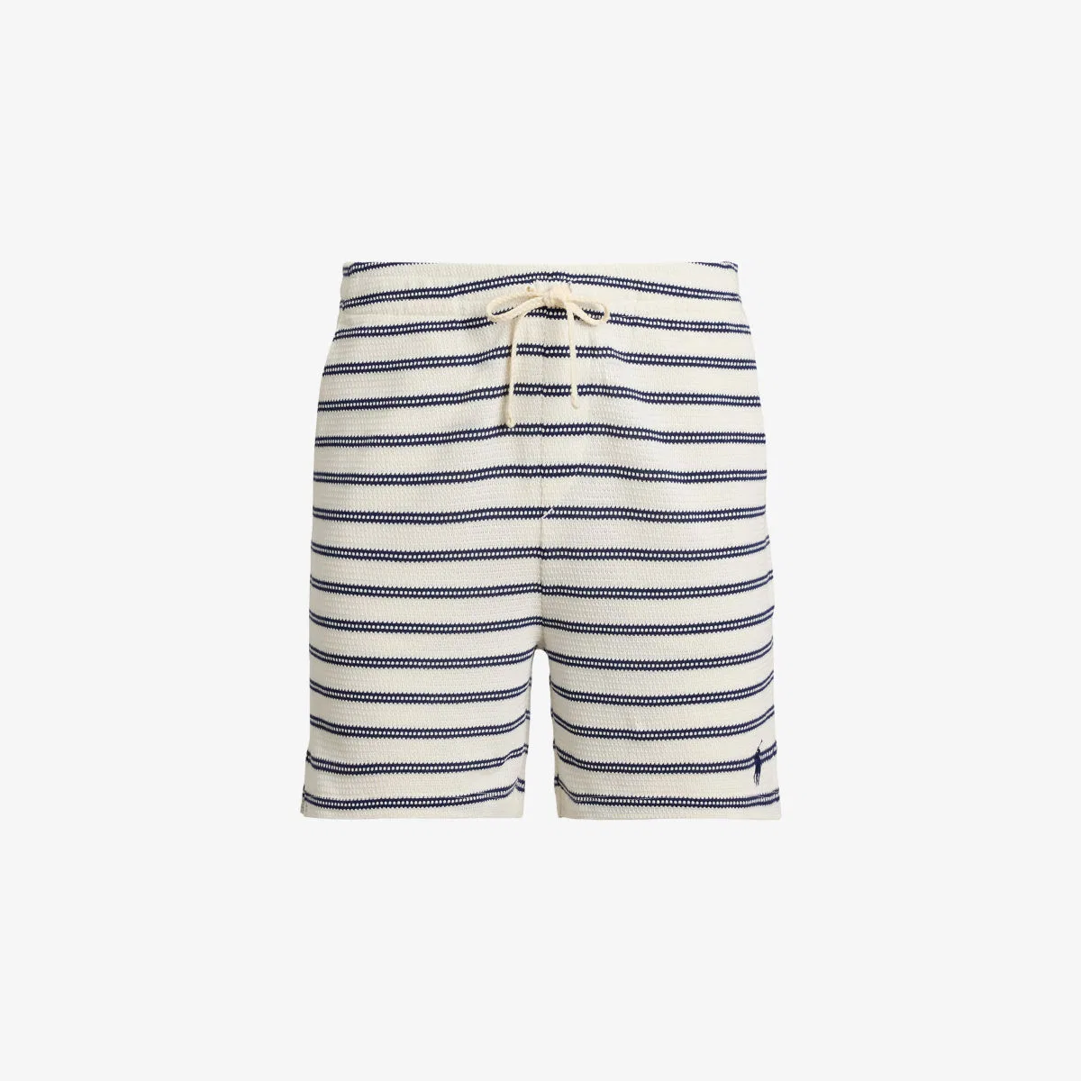 Тканые шорты с текстовой полосой Polo Ralph Lauren, синий/кремовый