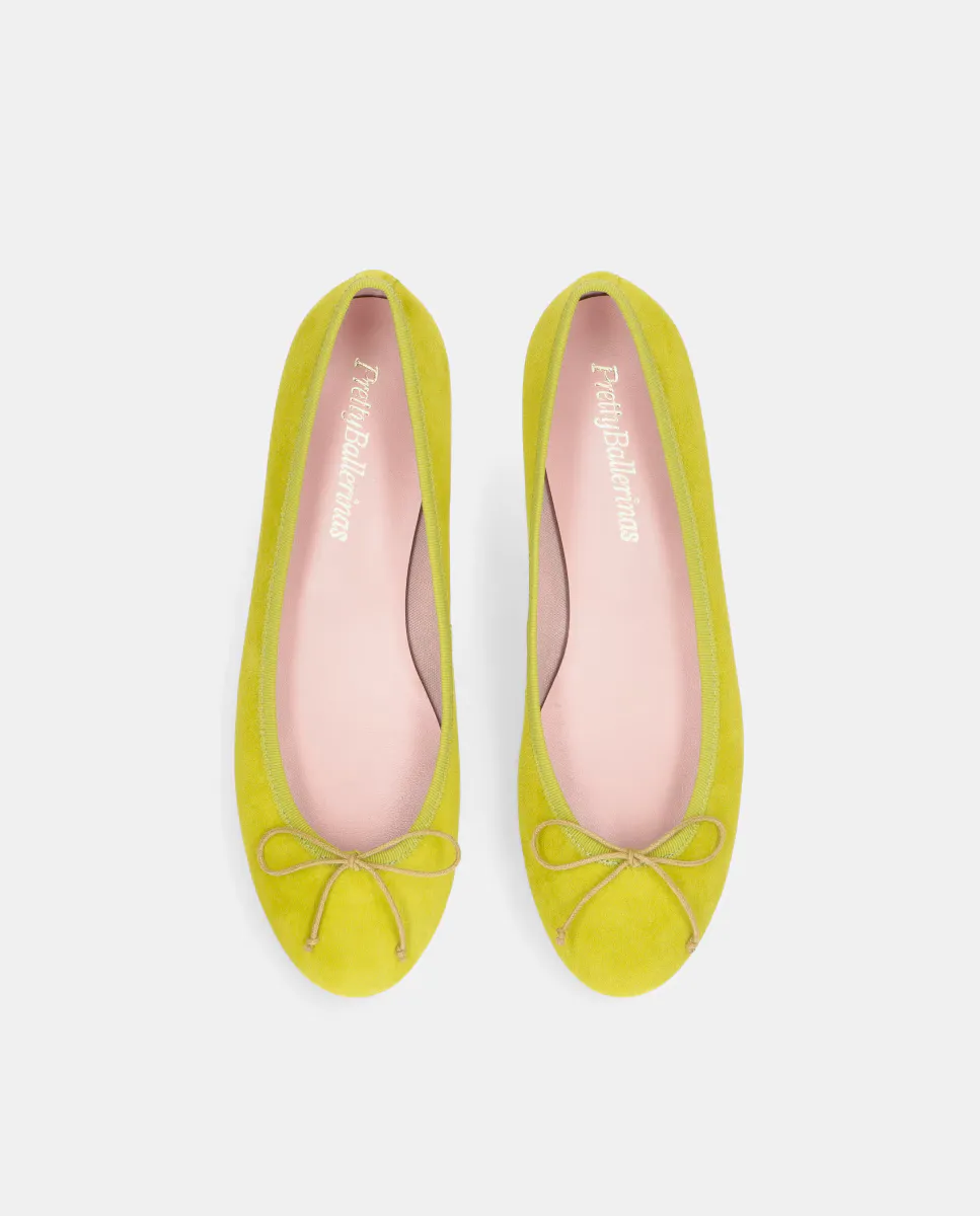Женские балетки Nicole из мягкой замши Pretty Ballerinas, желтый — фото 3
