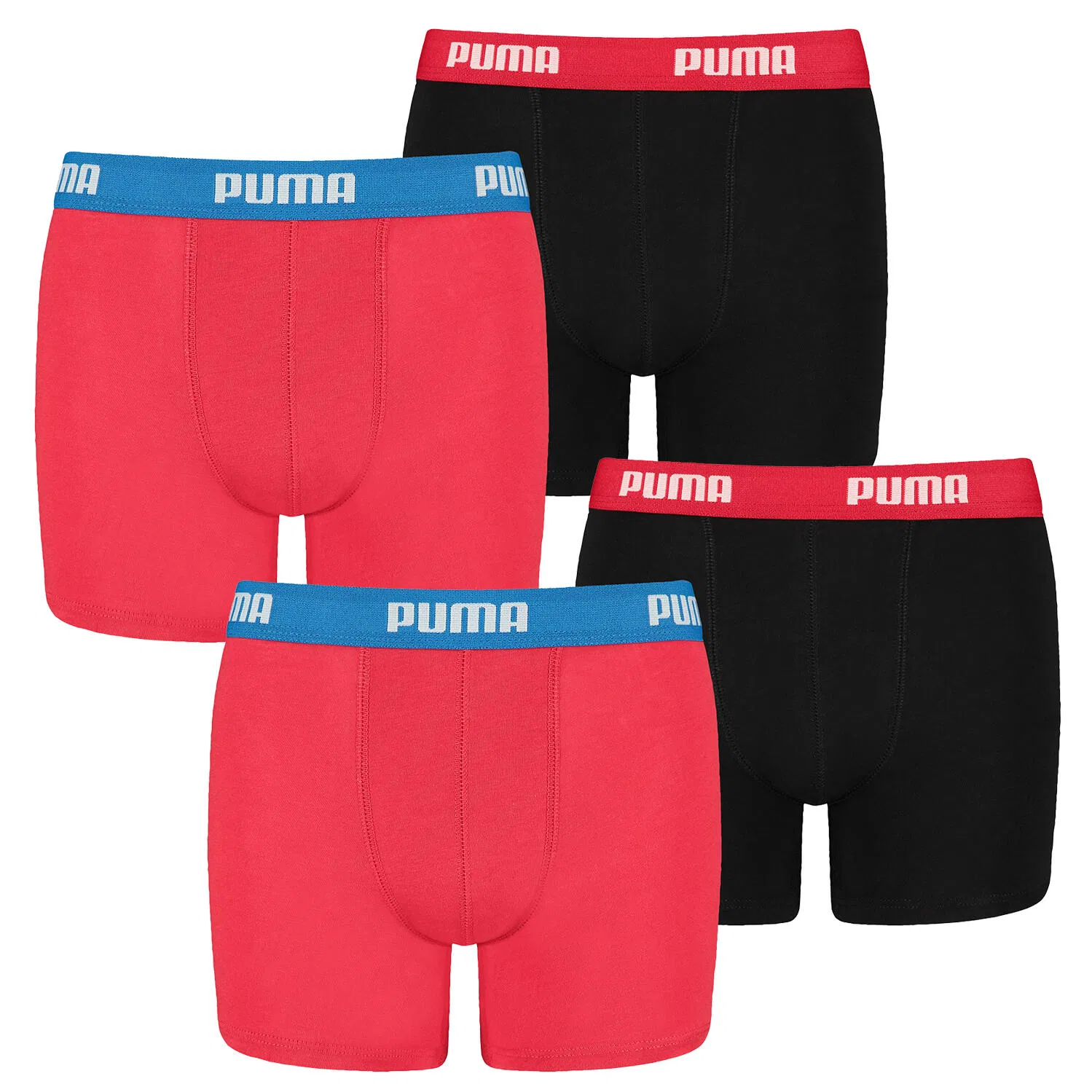 Детские боксеры для мальчиков с эластичным поясом Puma, Rot
