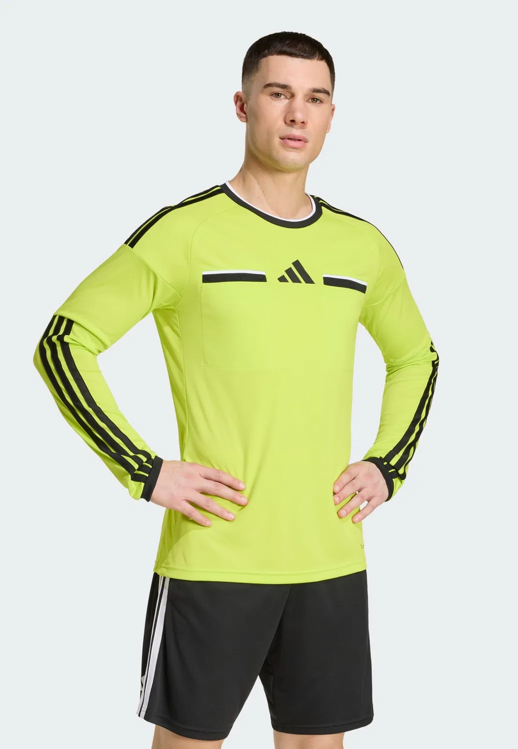 Футболка Adidas Performance Shirt Referee 26 желтого цвета — фото 4