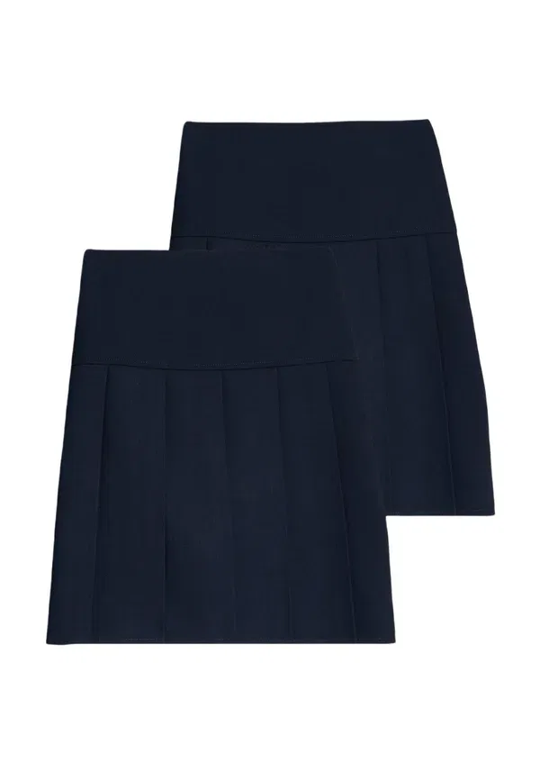 Юбка плиссированная 2Pack school, Marks & Spencer, темно-синий