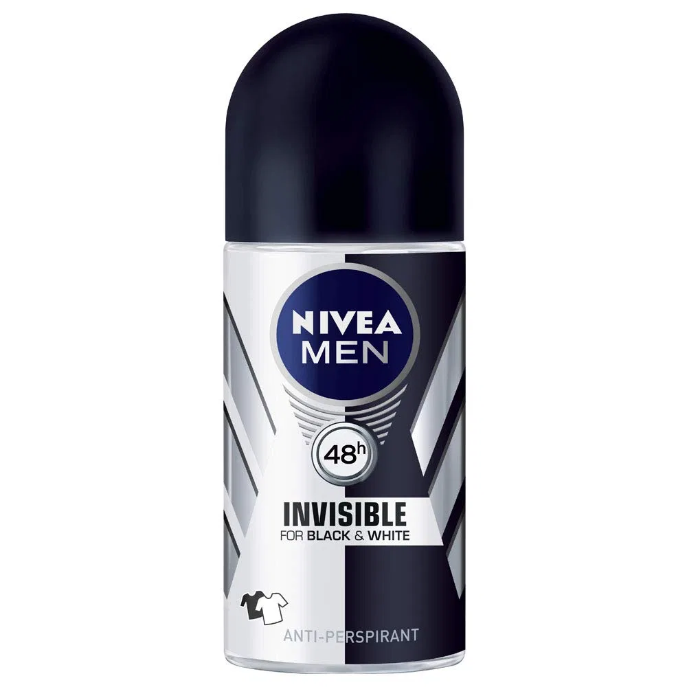 Дезодорант-антиперспирант Invisible Black & White, NIVEA, 50 мл