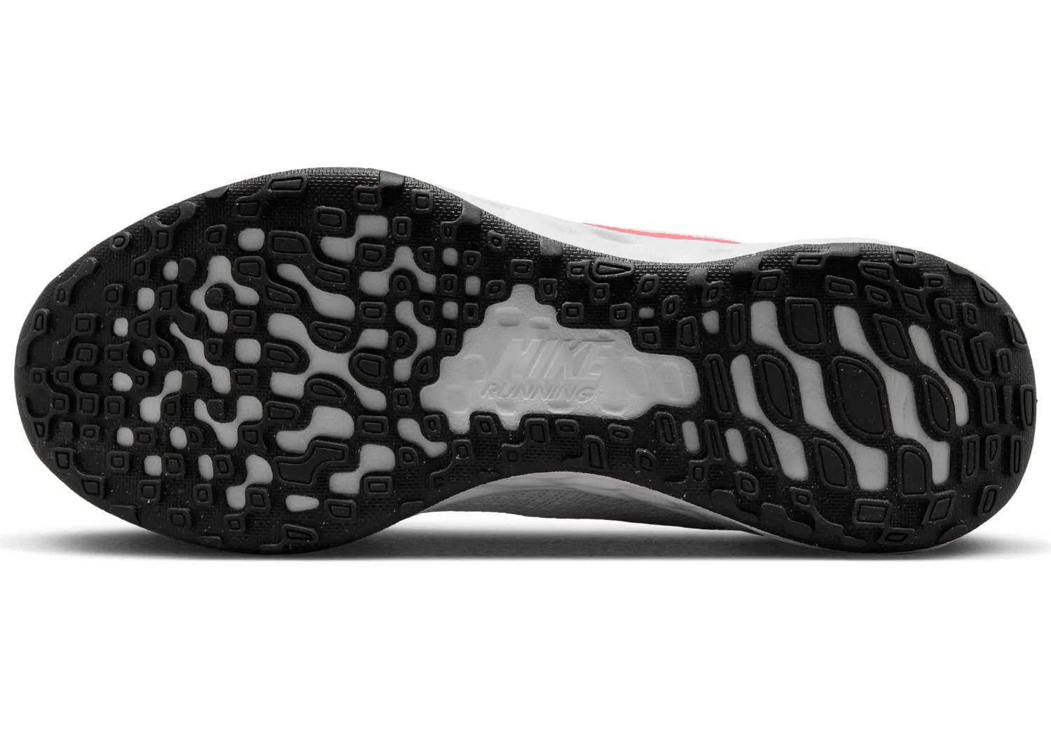 Детские кроссовки для мальчиков с шнуровкой NIKE Revolution 6 NN NIKE, White Sea Coral Gridiron Laser Oran — фото 2