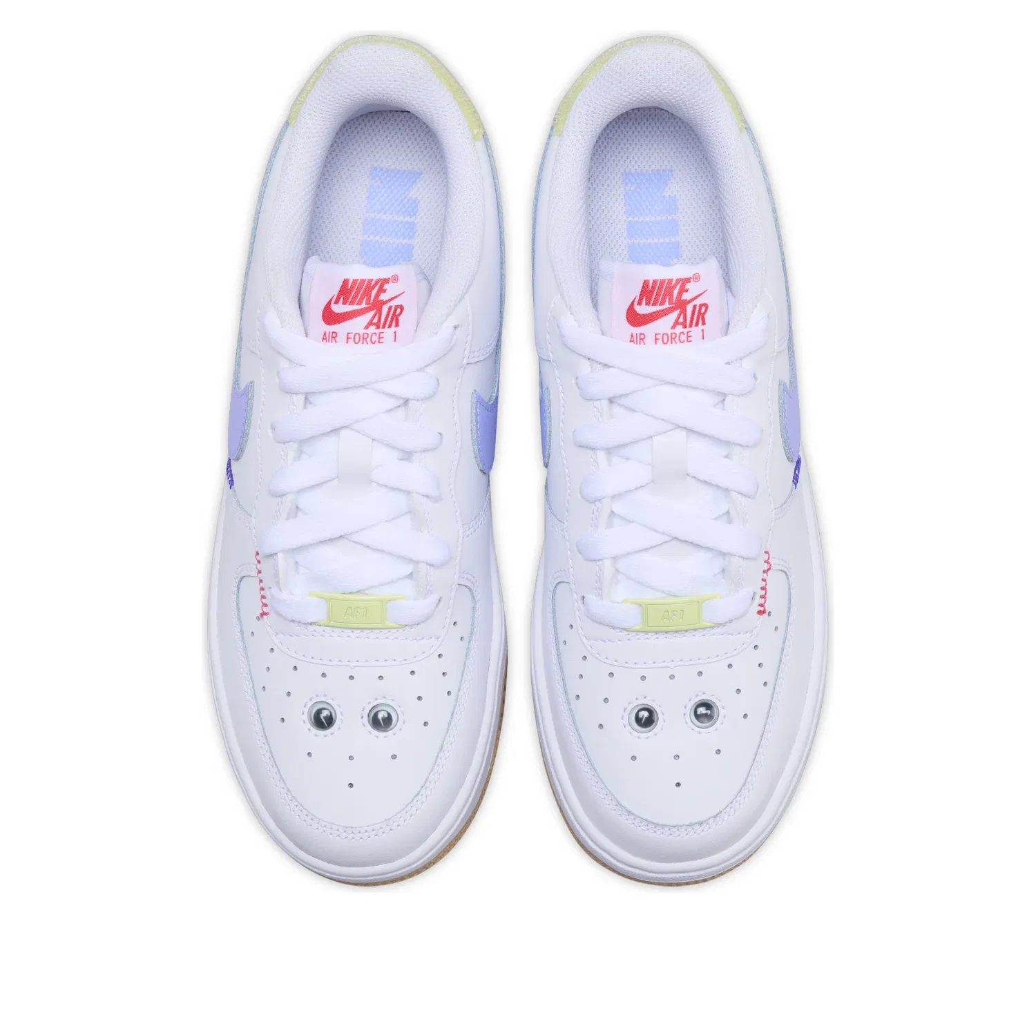 Детские кроссовки Nike Air Force 1 LV8 White Aluminum, белый — фото 3