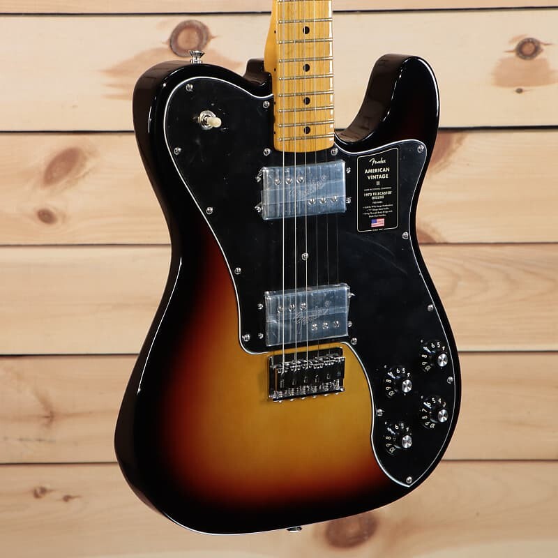 

Fender American Vintage II 1975 Telecaster Deluxe - 3 цвета Sunburst - V12784
