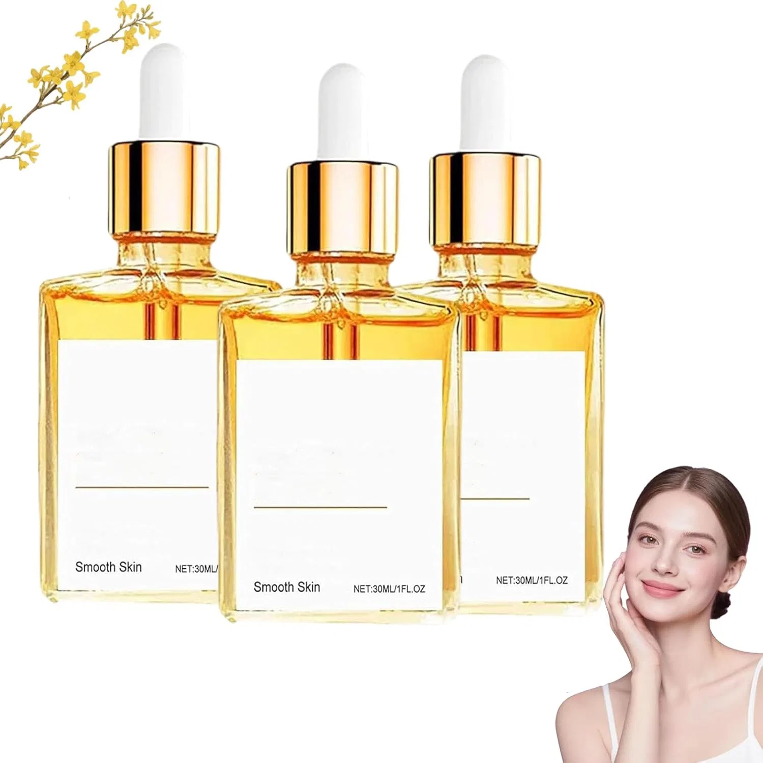 Масло для тела Silk Body Oil, JIAOY, набор 3 шт., 30 мл