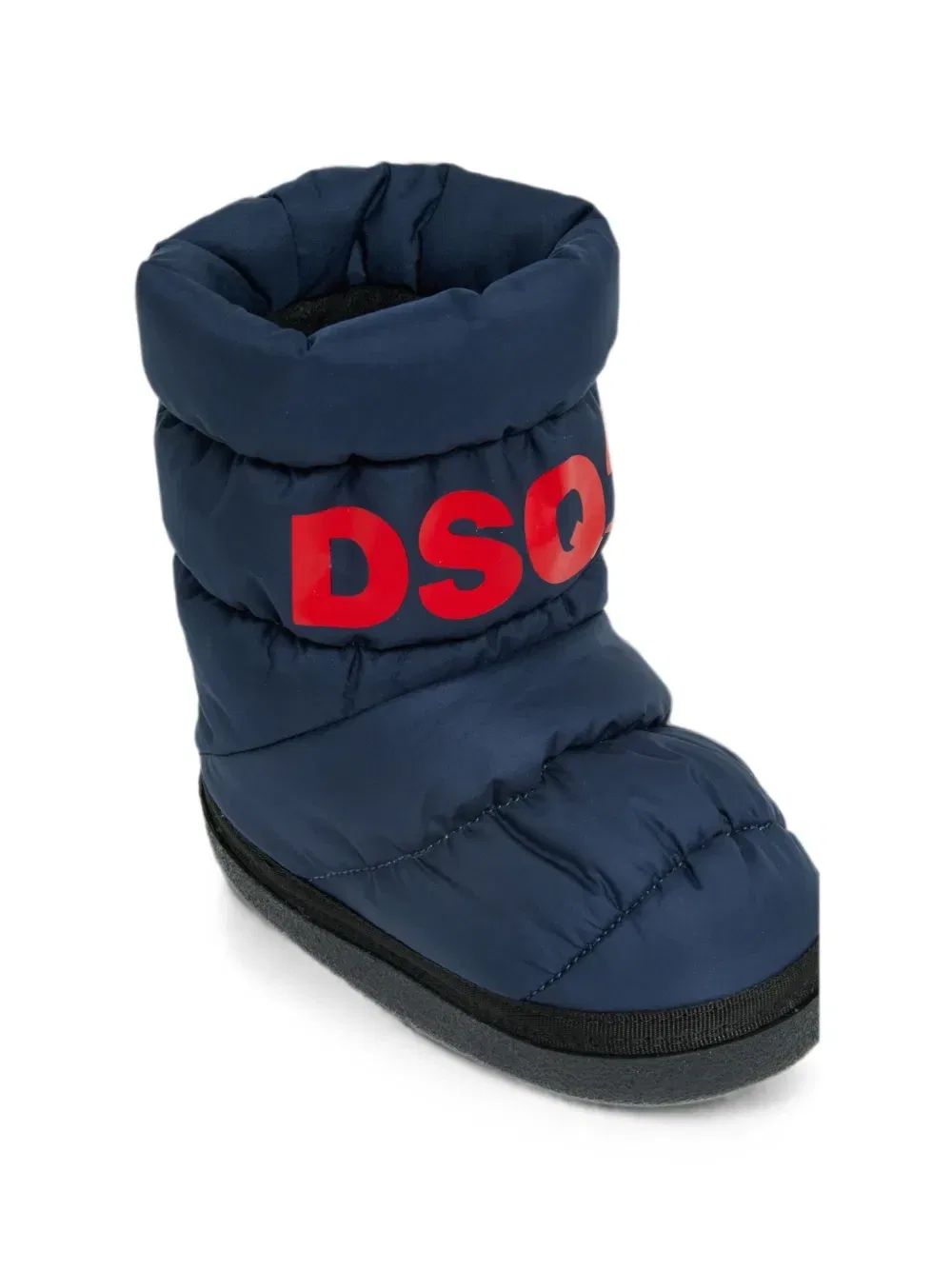 Стеганые зимние сапоги с логотипом Dsquared2 Kids, синий — фото 4