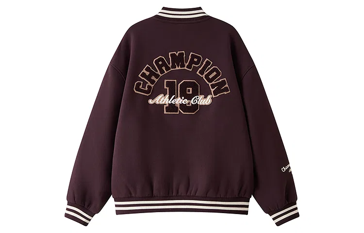 Детская бейсбольная куртка с воротником утепленная Baseball Jerseys Champion, Velvet Blue — фото 4