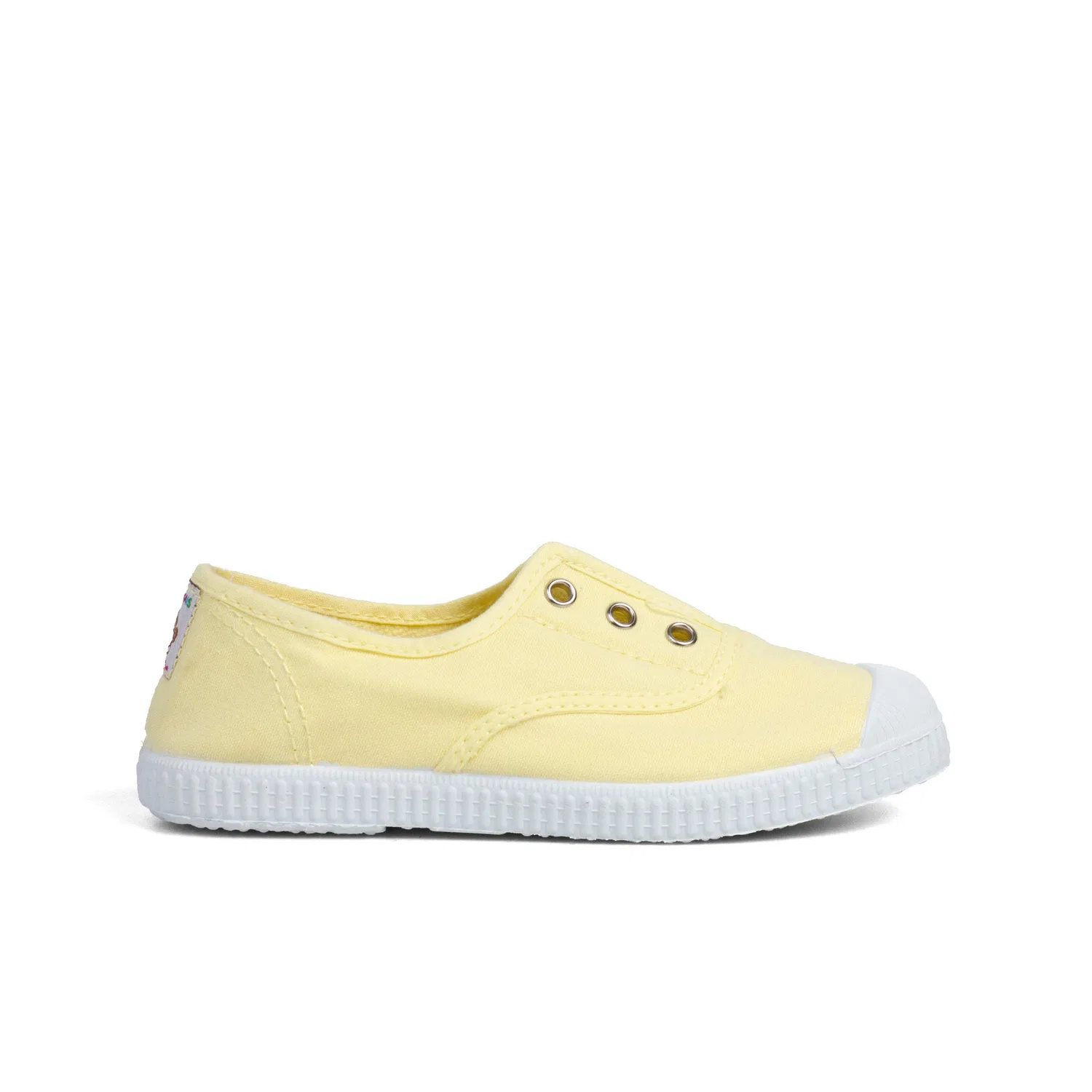 Детские кеды без шнурков Pisamonas, Lemon Yellow